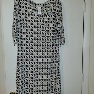 LAUNDRY Brand Chain Print Dress Size (M)